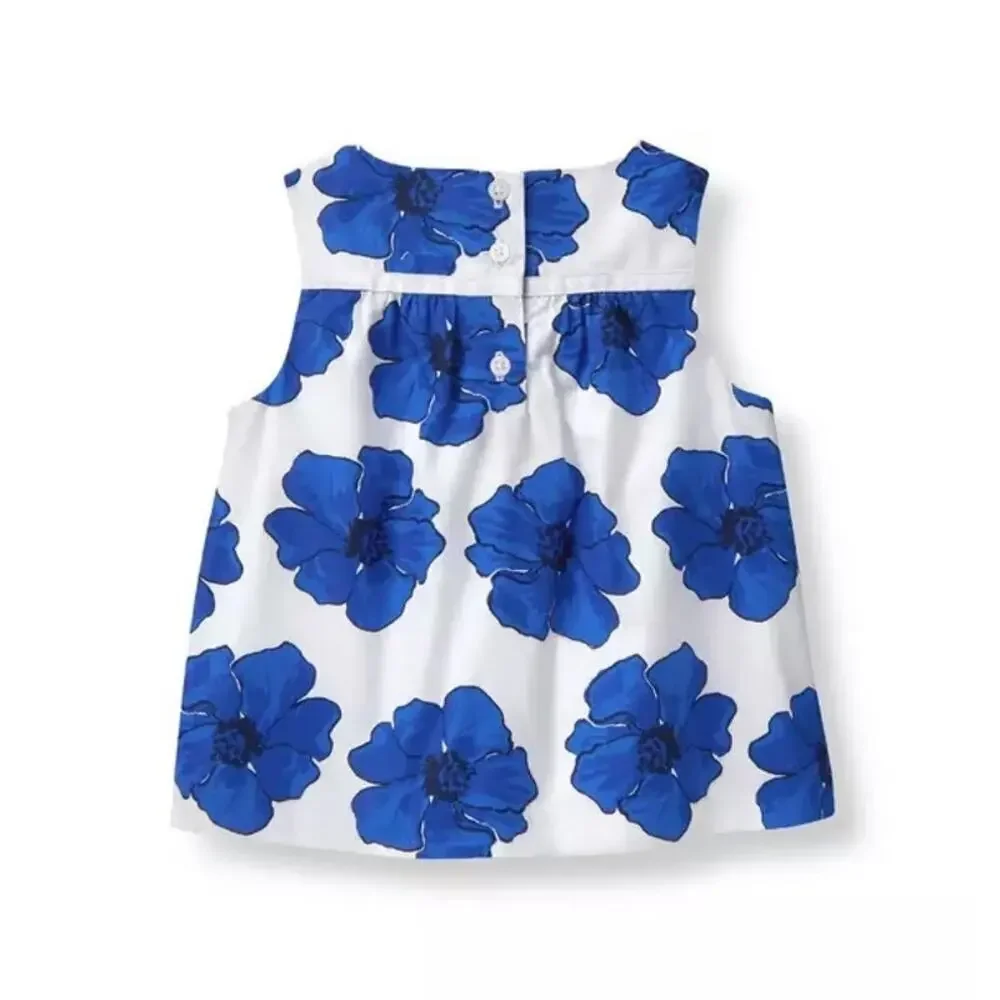 New Janie and Jack Indigo Floral Top sz 3T